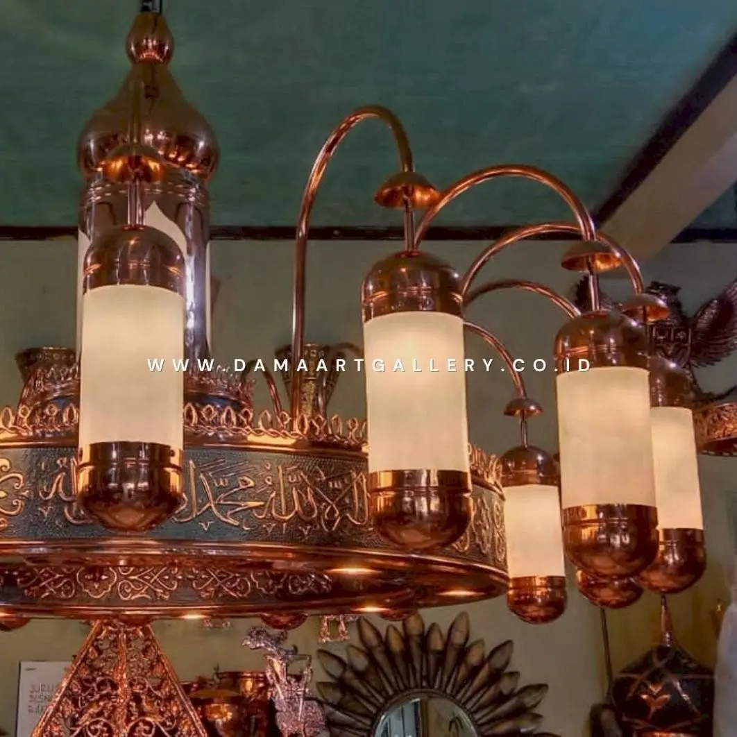 Keindahan Lampu Nabawi Tembaga Rosegold